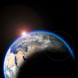 地球，太空，太阳，行星