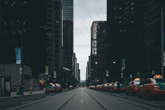街景，风景，出租车，出租车，Uber，建筑