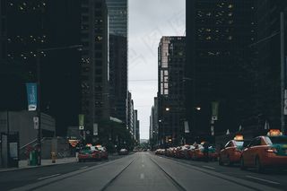 街景，风景，出租车，出租车，Uber，建筑