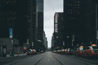 街景，风景，出租车，出租车，Uber，建筑