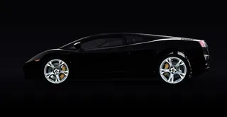 跑车,轿车,汽车模型,汽车,黑色桌面,工作室拍摄的黑色跑车