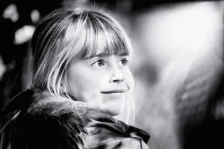 儿童，女孩，脸，肖像，微笑，光，照明