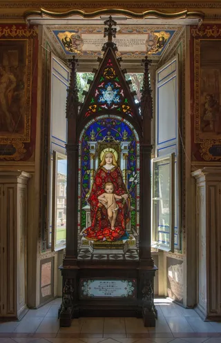 特隆，博物馆，玻璃窗，梵蒂冈，罗马