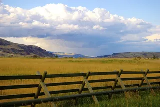 篱笆，草地，天堂谷，原野，户外