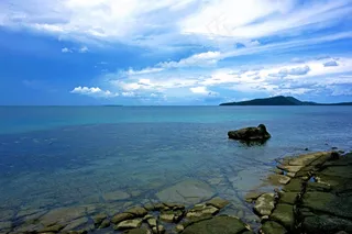 海岸线，岩石，海岸，大海，水，海洋，透明