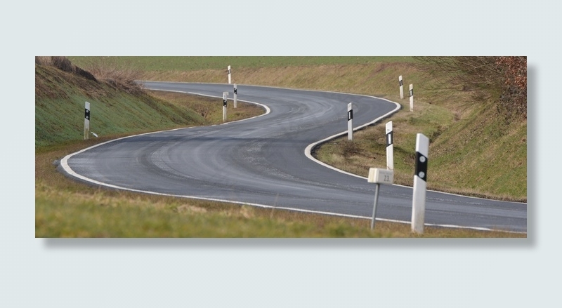 弯曲，路线，道路