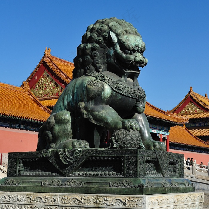 狮子，人物，北京，故宫博物院