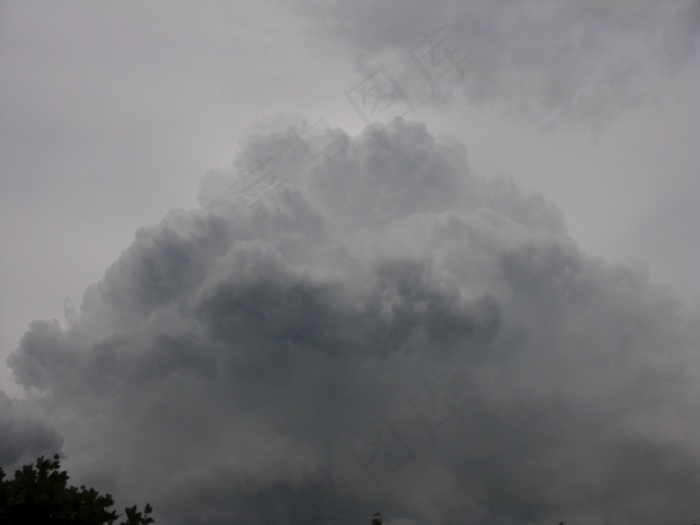 云，云，黑暗，雨，自然