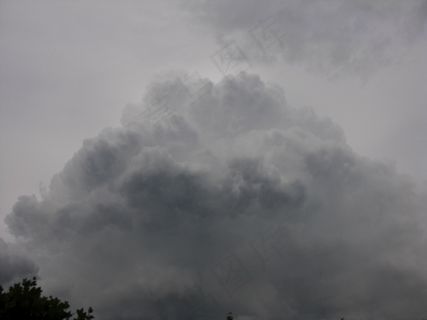 云，云，黑暗，雨，自然