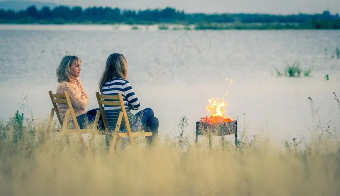 海滩，河流，旅游，俄罗斯，阿穆尔河畔科姆索莫尔斯克