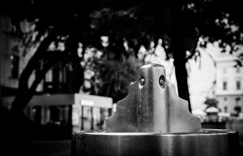 喷泉，金属，娱乐，干，公园，绿化，城市