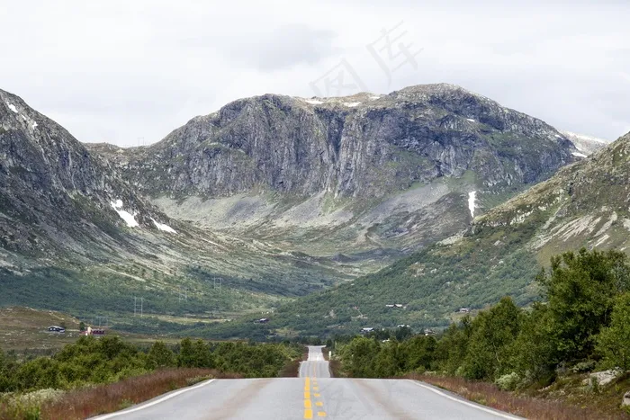 山，路，公路，旅行，自然，景观