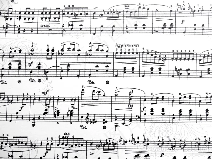 音乐，Notenblatt，时钟，序列，八度