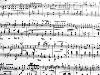 音乐，Notenblatt，时钟，序列，八度