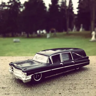 汽车，公墓，墓地，黑色，汽车，经典