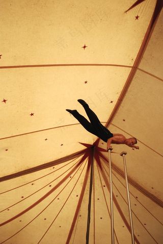 杂技演员，男子，人，马戏团，性能，平衡