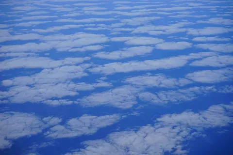 云，天空，云层上方，飞，云层覆盖