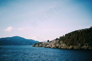 湖，夏天，景观，旅行，森林，反射