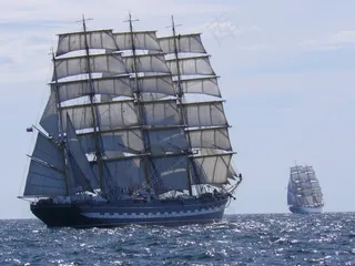 船舶，高大，船只，海，帆船，航海，帆