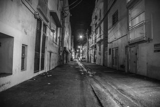 迈阿密海滩，街，夜，步行，城市，建筑物，黄昏