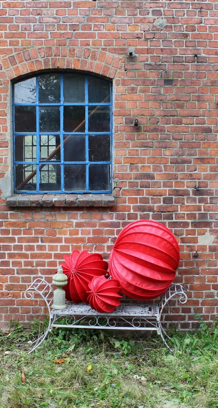 Lampion，黄色，夏天，银行，照明