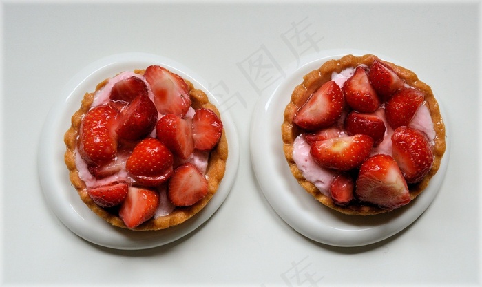 蛋糕，草莓，甜美，甜点，小吃，水果，多汁