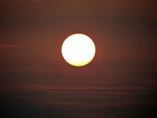 日出，早晨，黎明，户外，自然，橙色