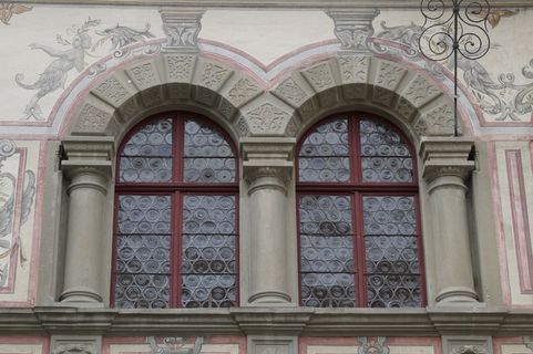 窗口，彩绘，旧，历史上，Sl玻璃