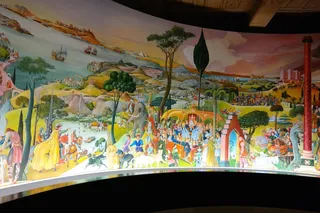 全景图像，绘画，桑德拉圆形图像