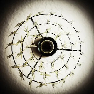 灯，灯泡，关于，区域，依赖，照明