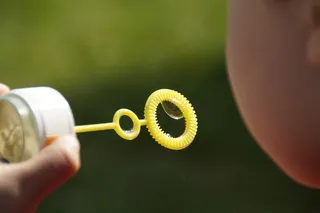 肥皂泡，制作肥皂泡，儿童，儿童