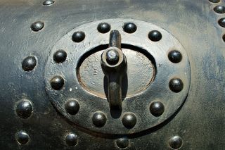 蒸汽机，发动机，蒸汽，黑色，铁，强