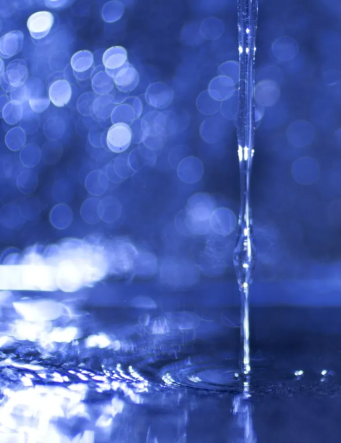 飞溅，水，滴水，蓝色，水龙头，液体，清洁，下降