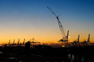 工业，起重机，港口，港口，工作，工程