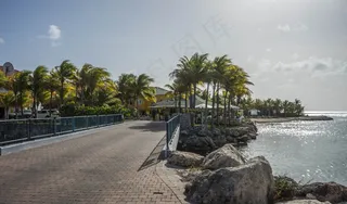 库拉索岛，桥，环礁湖，威廉斯塔德，热带，天空