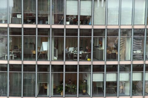 办公室，办公大楼，玻璃幕墙，建筑，城市