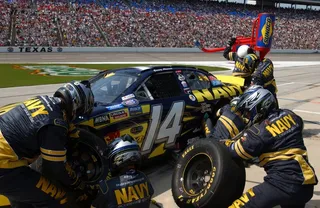 维修人员，纳斯卡，轮胎，汽油，赛车，汽车