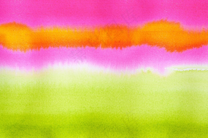 水彩，Tusche印度墨水，湿式，绘画技术