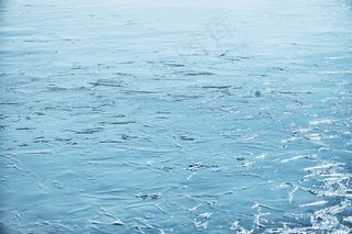 冰，湖，冬天，冷，冻结