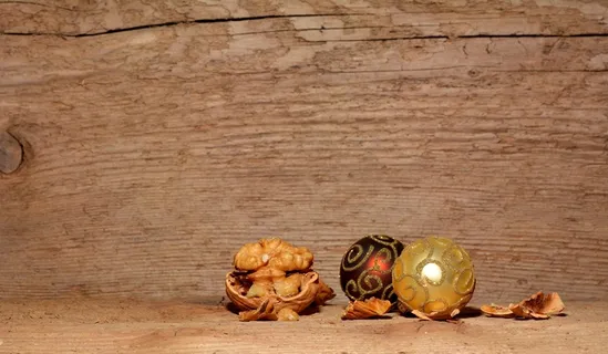 圣诞节装饰品，圣诞节球，核桃，圣诞节