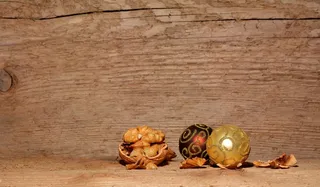 圣诞节装饰品，圣诞节球，核桃，圣诞节