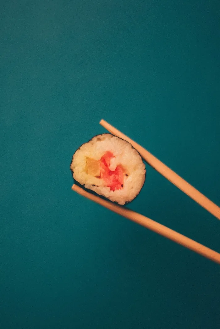 寿司，筷子，梅基，食品