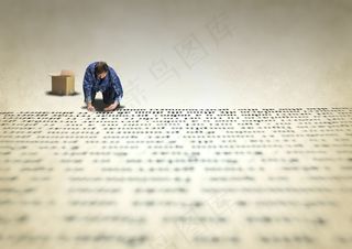 类型，打印机，手册，Gutenberg，工作，字母，文本