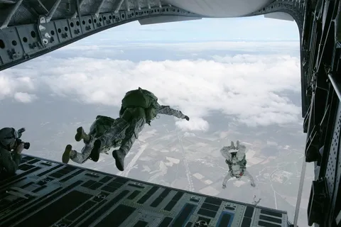 跳伞，跳伞，跳伞，跳跃，训练