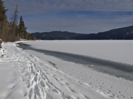 冬季，风光，树木，冷，雪，景观，冻结