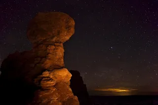 日落，景观，暮光之城，黄昏，天空，星星，宇宙