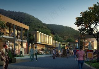 公园，渲染，可视化，建筑