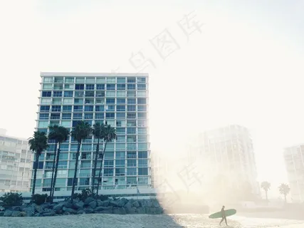 建筑,外立面,棕榈,树木,建筑,外观 建筑,外立面,棕榈,树木,建筑,外观