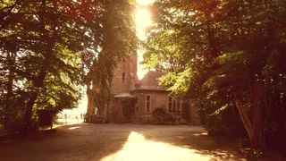 塔，森林，城堡，中世纪，建筑