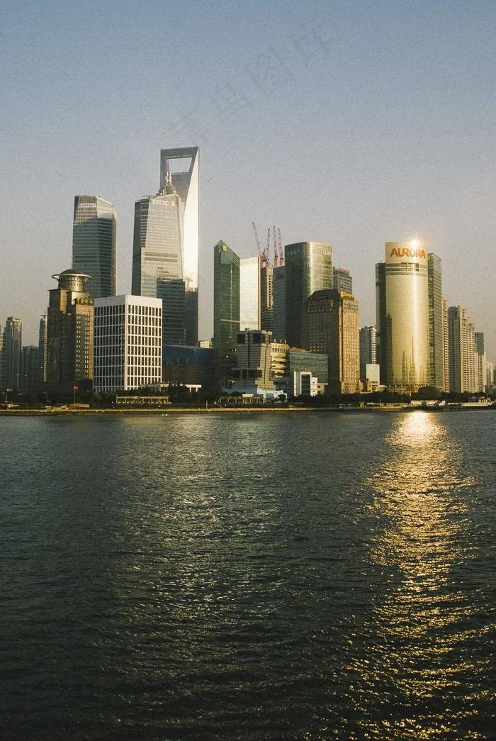 江河,上海外滩,建筑,夜景照明,化妆品,处于港口与思考在海中的观点